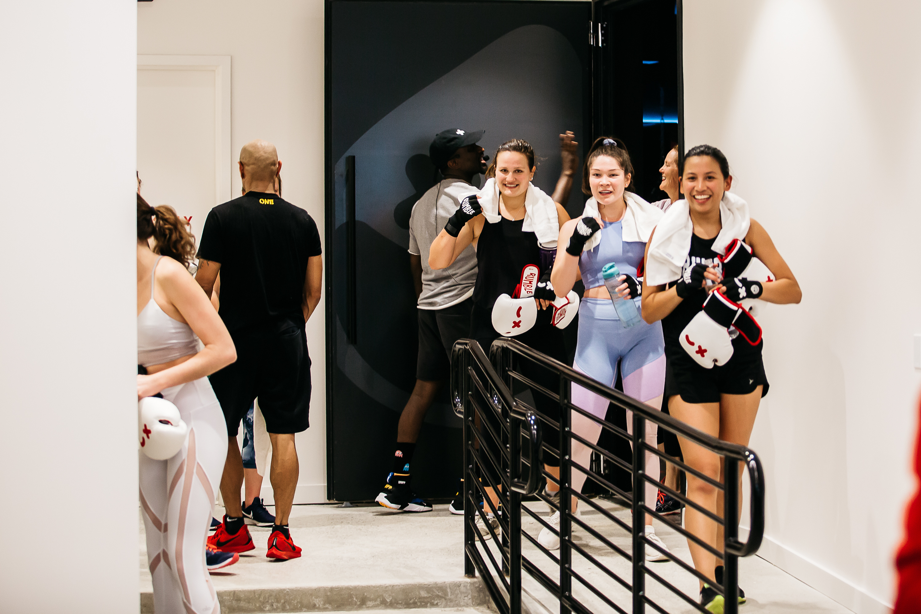 pre class image of before a rumble boxing class